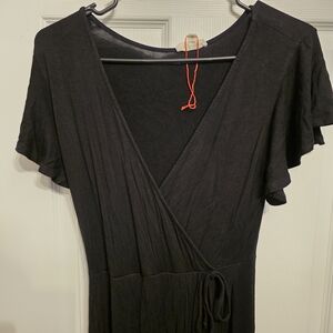 Black Wrap Dress